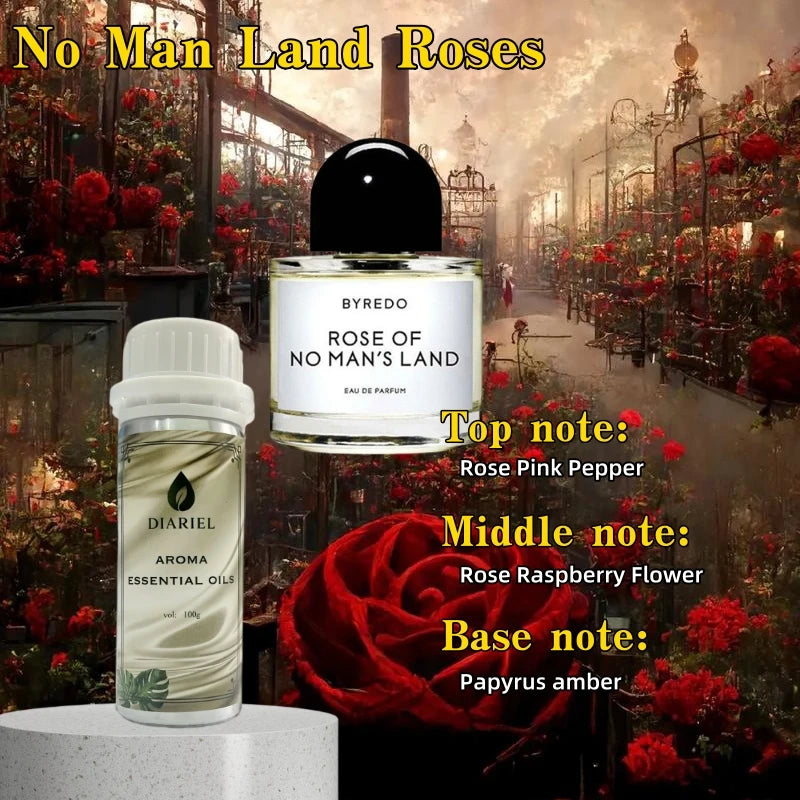 Diaurelle 100ML flower Aromatherapy For Diffuser Hotel Collection Fragrance Oil Pure Nature Plant Extract Aroma Essential Oil