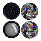 50mm Metal Astronaut Herb Grinder 4-Layer Spice Mill Mortar Raw Grass Tobacco Grinder Kitchen Tool Cigarette Smoking Accessories