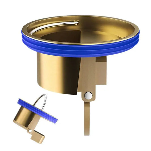 Drain Backflow Preventer Deodorizing Brass Drain Core With Smell Blocker Effective Drain Stopper Easy Installation Automatic