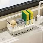 Drain Rack Kitchen Sink Organizer Self-draining Shelf Sponge Holder Dishcloth Faucet Storage Soap Drainer Kitchen Accessories