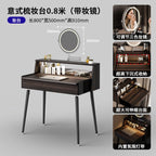 Black Luxury Vanity Table Modern Women Bedside Chair Dressing Table Cheap Cosmetics Mesa De Maquillaje Lounge Suite Furniture