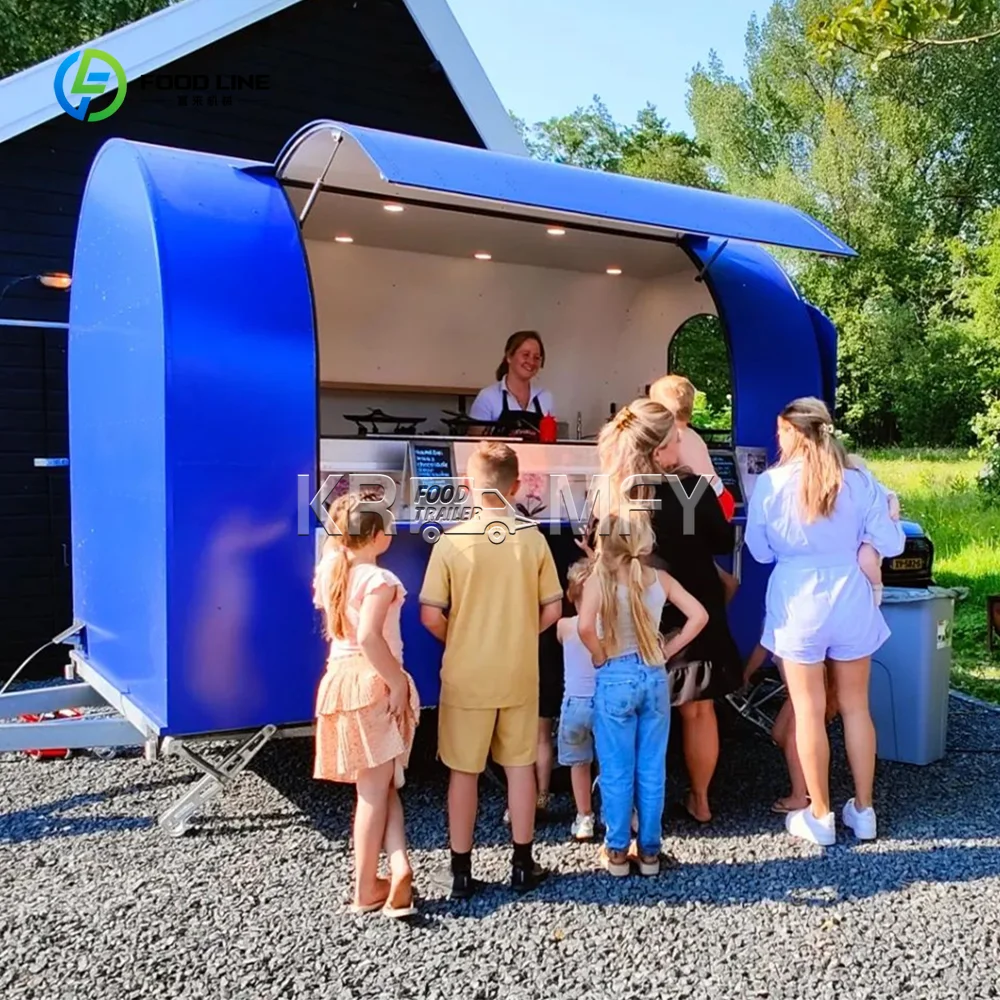 China China Mobile Kitchen Food Trailers Fully Equipped Food Truck Trailers with Full Kitchen Equipment