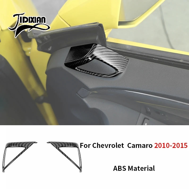 JIDIXIAN fit for Chevrolet Camaro 2010 2011 2012 2013 2014 2015 Car Interior Exterior Decoration Cover Carbon Fiber Accessories