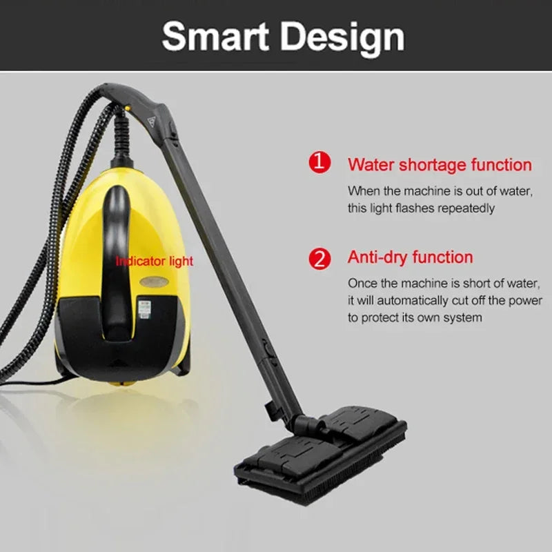 2000W Electric Steam Cleaner 220V Multifunctional High-temperature Sterilization and Disinfection Steam Cleaner for Car & Home