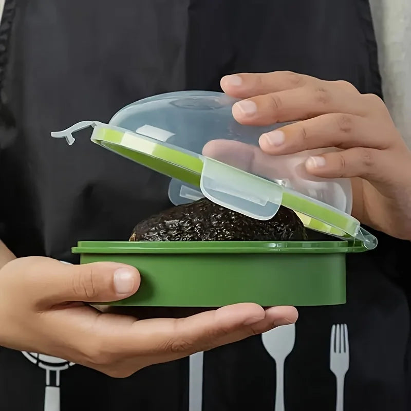 Kitchen Food Storage Box Avocado Space Saving Container Vegetable Organizer Reusable Plastic Fruit Containers Vegetable Crisper