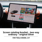 GPS Stand Navigation Screen Rotating Holder Left Right 30 Degree Swivel Mount Bracket for Tesla Model 3 Y 2023 Car Accessories