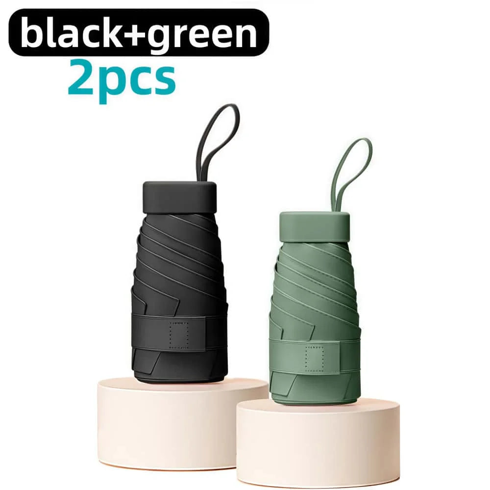 Mini UV Folding Umbrella - Lightweight Portable Parasol