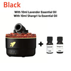 2025 New Creative Fort Aromatherapy Machine Household Lava Crack Humidifier Hotel Essential Oil Diffuser Aromatherapy Machine
