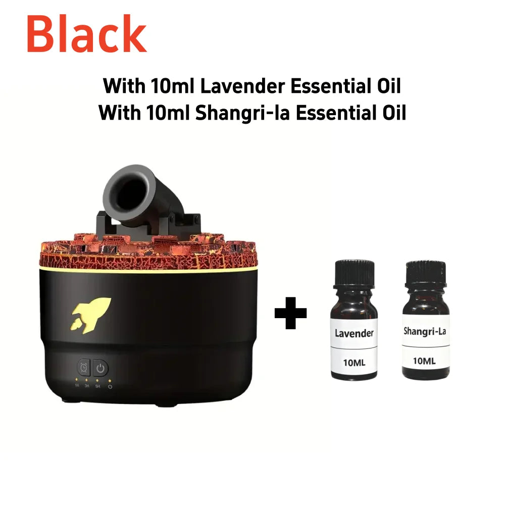 2025 New Creative Fort Aromatherapy Machine Household Lava Crack Humidifier Hotel Essential Oil Diffuser Aromatherapy Machine