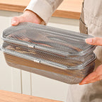 304 stainless steel utensil basket, kitchen dishwasher usable, drain basket, spoon, chopstick storage basket