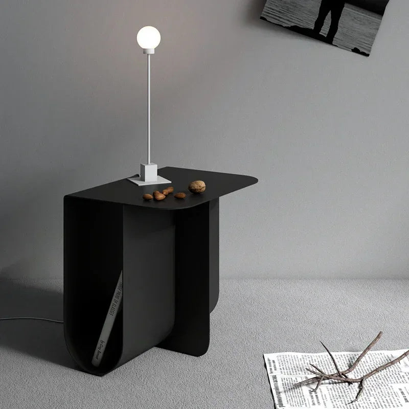 Nordic Metal Creative Sofa Side Table Coffee Table Living Room Modern Bedroom Light Luxury Storage Bedside Table Small Tables