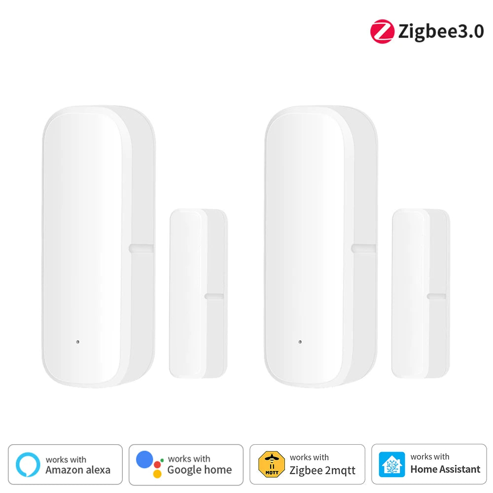 TNCE Tuya WiFi/Zigbee3.0 Smart Door Window Sensor Smart Home Security Alarm System Smart Life Tuya App Remote Control