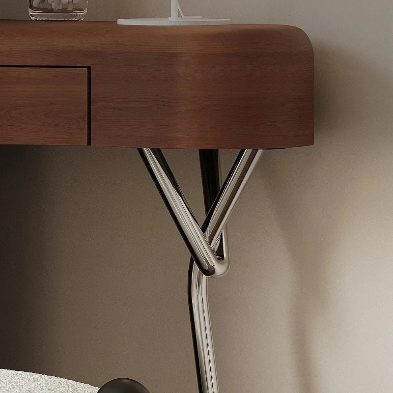Bedroom Wood Makeup VanitiesTables Black Stool Small Chair Drawers Dressers Bedroom Girl Mirror Corner Coiffeuse Furniture Home