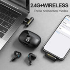 ONIKUMA 2025 New TX612 Dual-mode Cool RGB Gaming Headphones with High-definition Call Sound Quality and Low Latency for Gaming