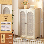shoe cabinet multi-layer dust shoe rack large capacity double door shoe storage rack