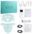 8 Colors Facial LED Mask with Neck Red Light Near Infrared Therapy Beauty Mask Anti Aging Skin Rejuvenation Lifting Tighten