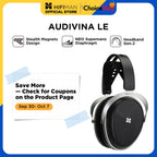 HIFIMAN AUDIVINA LE Stealth Magnet Over-Ear Full-Size Planar Magnetic Hi-Fi Headphones