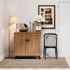 Buffet Sideboard Cabinet Farmhouse Modern 3 in1 Storage Cabinet with Adjustable Shelves for Kitchen, Coffee Bar, Living Room