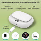 Portable Waist Clip Fan Rechargeable Mini Hanging Neck Fan 5 Speed Adj