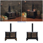 Q0KB Realistic Kitchen Stove Furnishings Set Furniture Play Doll House Decoration