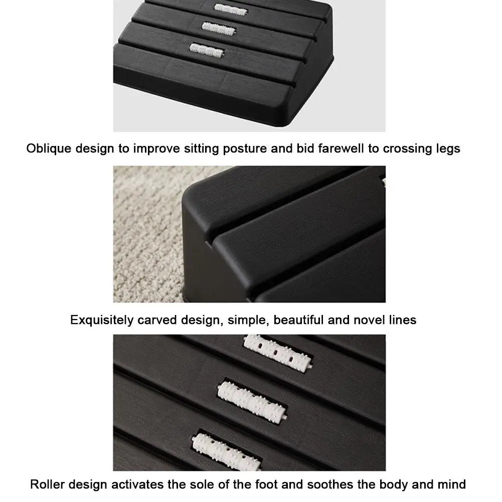 Desk Footrest Adjustable Under Foot Rest for Under Desk at Work with Massage Foot Stool Under Desk 5 Height Position Adjustment