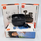 Original JBL Wave 200TWS Wireless Bluetooth Earphones Stereo Earbuds Bass Sound Headphones Headset JBL W200 with Mic