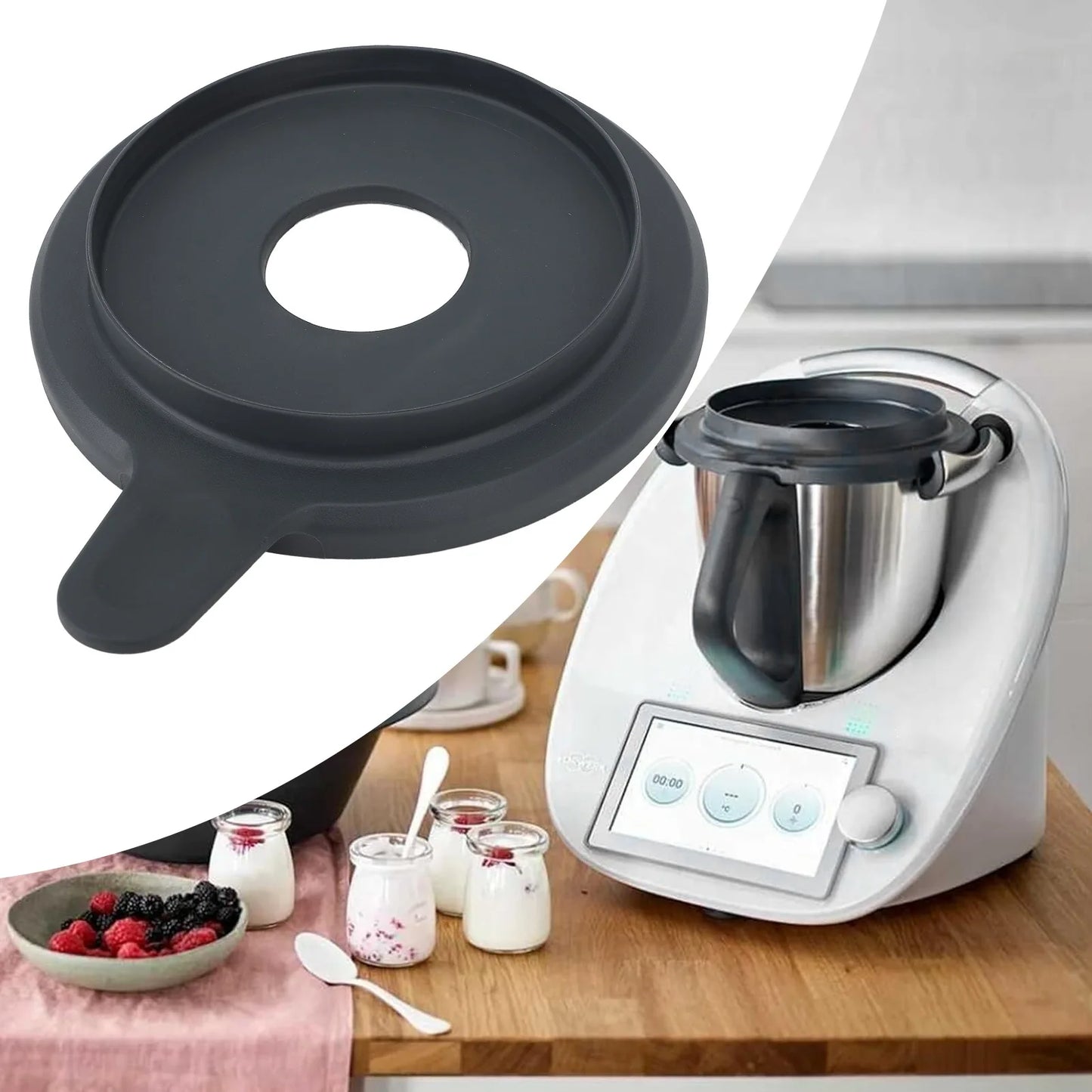 Blender Mixer Bowl Lid Preserve Nutrition Multifunctional Mixing Bowl Cover for Thermomix TM5 TM6 Mixer Accessories