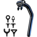 Cordless Dual Head Percussion Massage Gun with Detachable Extension Handle Deep Tissue Back Massager for Hard to Reach Muscle