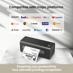 Bluetooth Thermal Shipping Label Printer - Wireless 4x6 inch Portable Label Maker for Various Systems | AlluCanFind