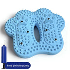 Inflatable Foot Massager Stepper Balance Board with Anti Slip PVC Massage Dots for Yoga Training Slimming Leg Shaping