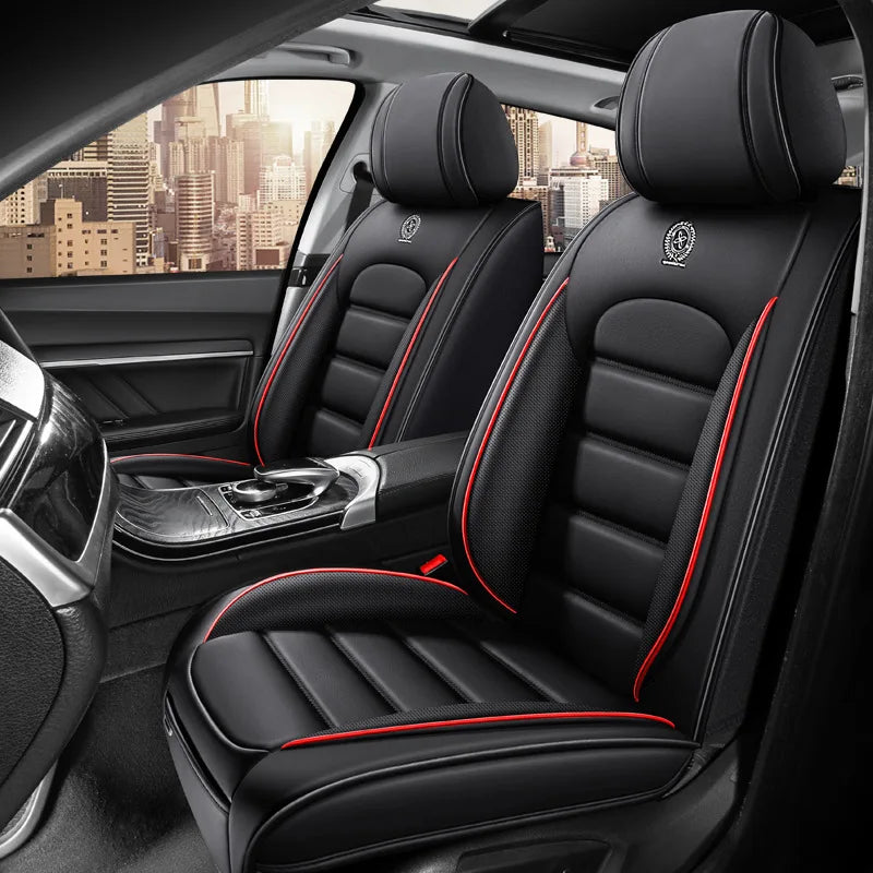 Universal Split Seat Fully Surrounded Car Seat Cover Breathable Comfortable Luxury Leather Car Seat Cushion Full Seats Cover