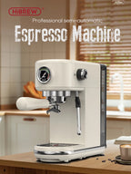 HiBREW 20Bar Semi Automatic Espresso Coffee Machine Temperature Adjustable Cold/Hot Super Slim Coffee Maker Cappuccino H10B