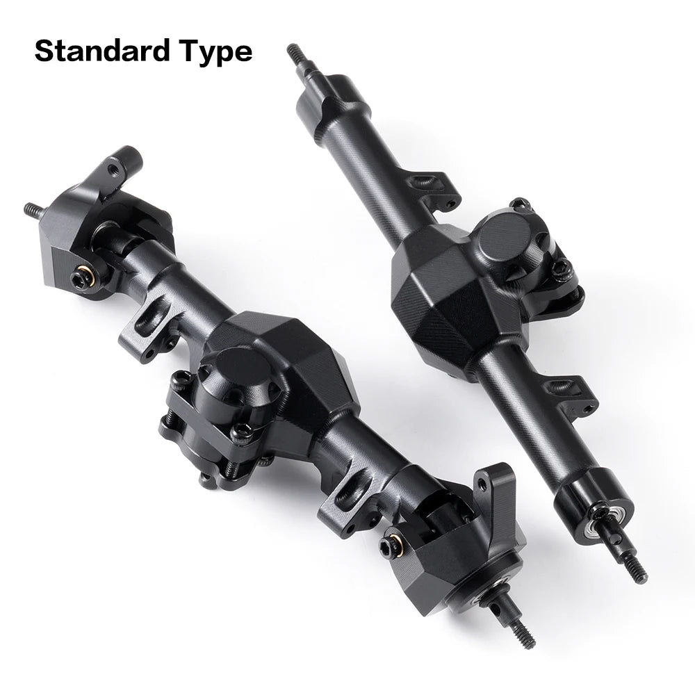 AXSPEED Front / Rear Aluminum Alloy Standard/Extended Portal Axle for Axial SCX24 1/24 RC Car Upgrade Accessories Parts