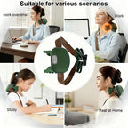 4D massage device simulates manual massage, provides deep tissue pain relief, and is a portable electric massage device