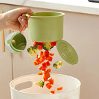 Kitchen Sink Strainer Basket with Faucet Hanging Waste Catcher And Draining Filter Press for Easy Dumping