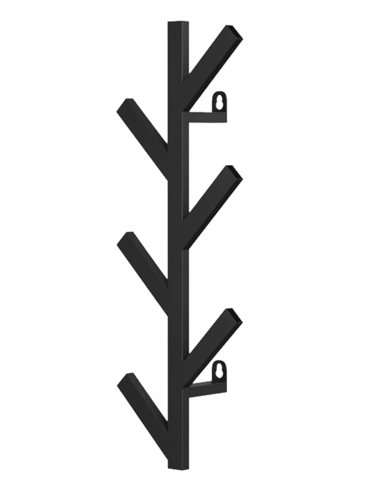 1pc Vertical Coat Rack Wall Mounted 16 Inch, Metal Modern Wall Coat Tree for Hats, Jackets, Bags, Entryway Bedroom
