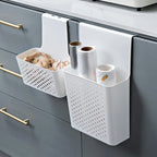 Kitchen Cabinet Door Interior Storage Shelf And Box, Hanging Hook Behind The Door, Kitchen Cabinet Door Basket Shelf BasketsOver