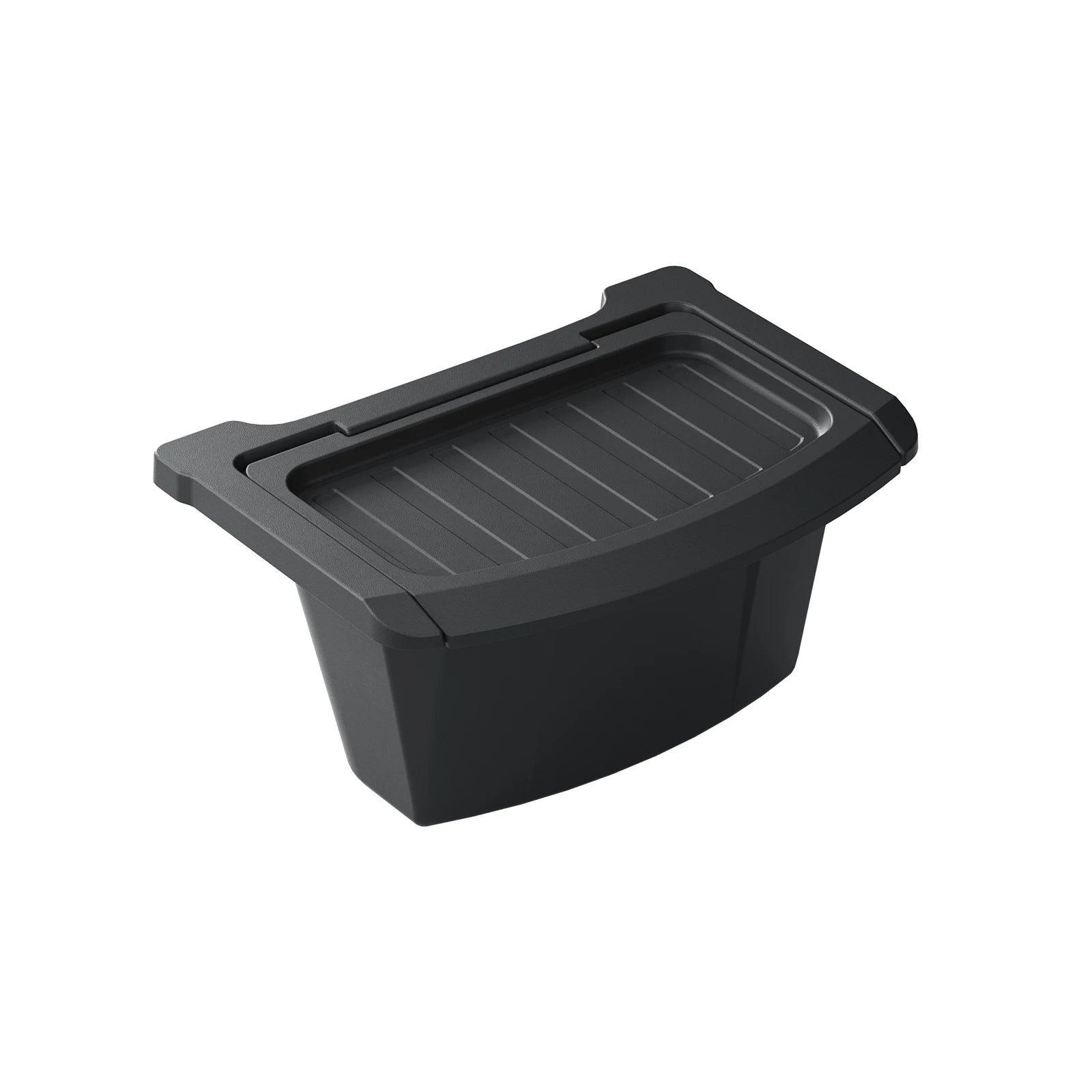 SMABEE for Tesla Model Y Launch 2025 Juniper Car Armrest Rear Storage Box Tray Accessories Tidying TPE Black