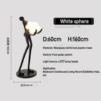 Nordic Humanoid Floor Lamp Sculpture Design Exhibition Hall Decoration Living Room LampS Styling Lamp Halloween Lamp BedroomLamp
