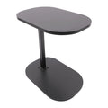 C-Shape Side Table Sofa Side Table with Dense Board and Iron Top 360° Swivel Height Adjustable for Cosmetics Book Laptop 45*30cm