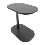 C-Shape Side Table Sofa Side Table with Dense Board and Iron Top 360° Swivel Height Adjustable for Cosmetics Book Laptop 45*30cm