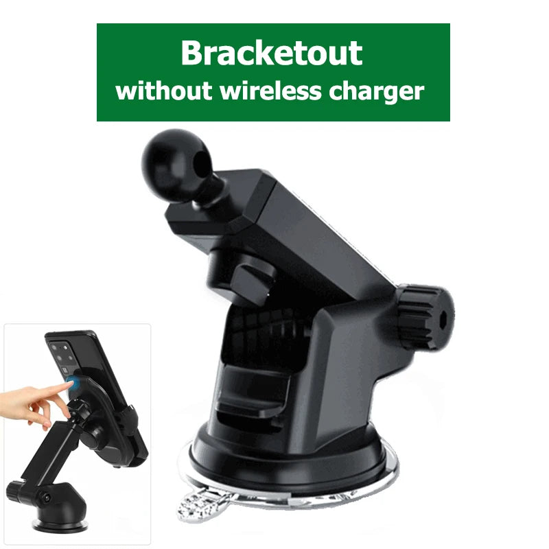 Car Magnetic Cell Phone Holder wireless charger Mobile Phone Stand in Car GPS Support 360° Rotatable Mount For iPhone 14 Xiaomi
