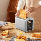 6-In-1 Smart Touch Screen, Breakfast Maker, Multifunction, Sandwich Maker, Toast, Waffles