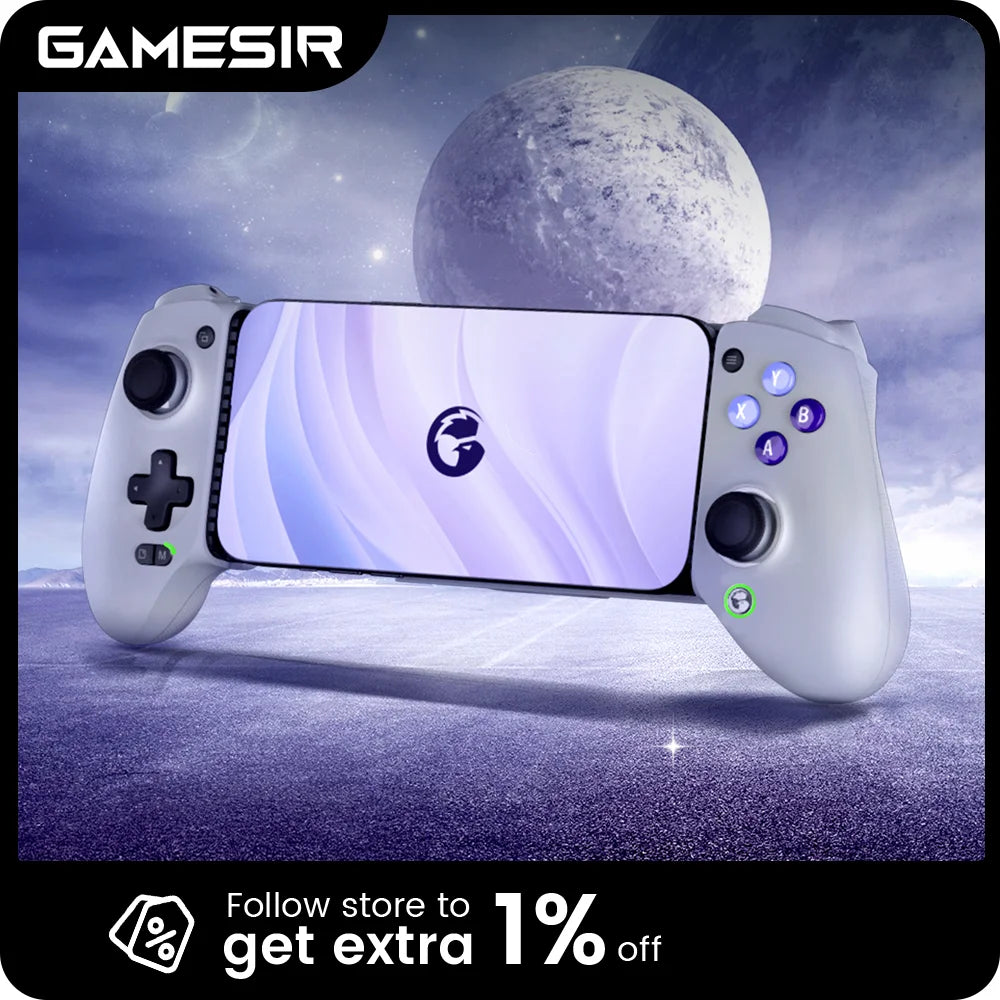 GameSir G8 Galileo Mobile Gamepad | Hall Effect Joystick for iPhone 15 & Android Cloud Gaming