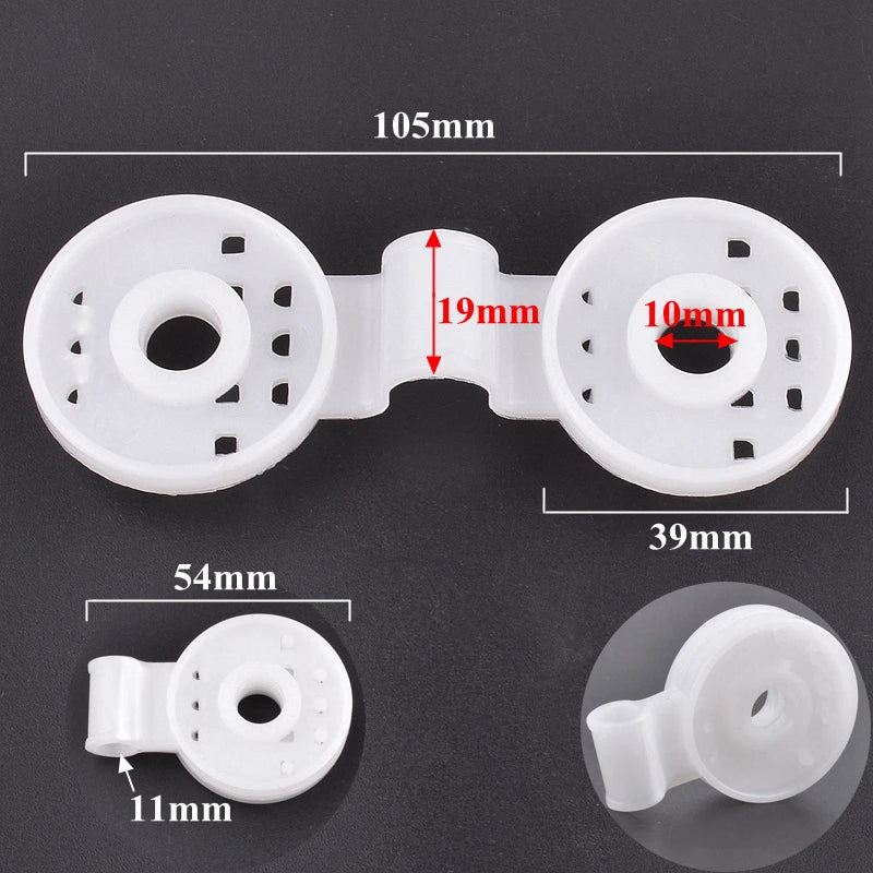 5~80 Pcs White Camping Garden Fence Sunshade Net Fix Clamp Sunshade Net Cloth Plastic Clip Outdoor Sunshade Net Accessories