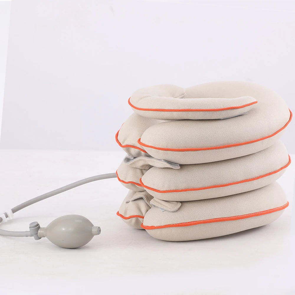Medical Cervical Neck Traction Inflatable Neck Stretcher Brace Neck pr
