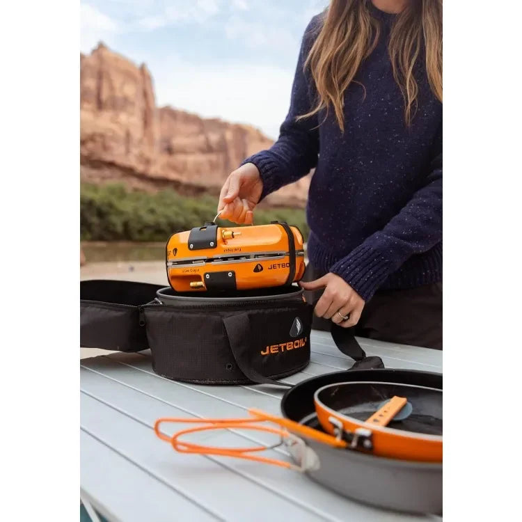 New upgrade. Genesis Basecamp Backpacking and Camping Stove Cooking System with Camping Cookware