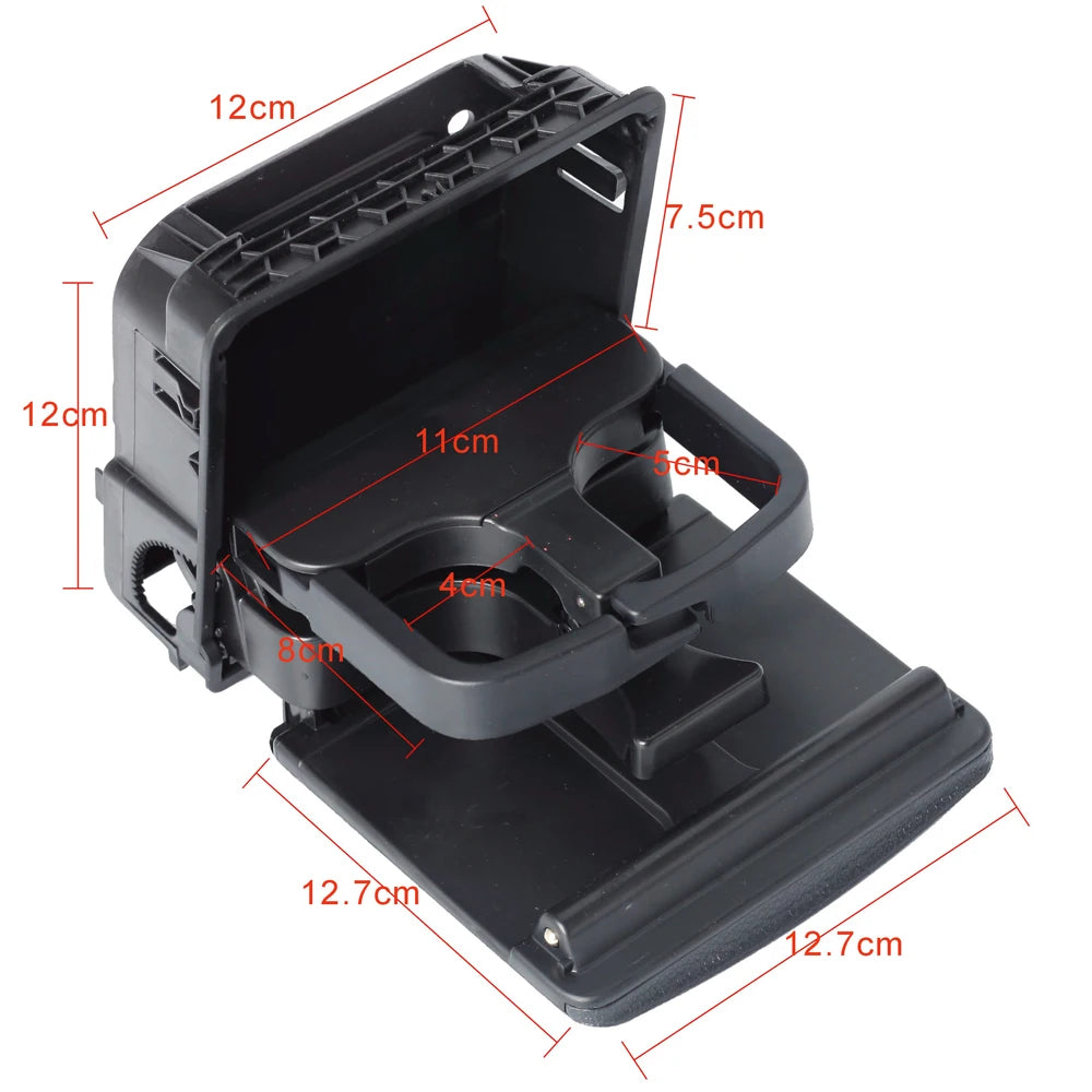 Rear Armrest Central Drink Holder Cup Durable ABS Plastic Material For 2005-2013 VW Jetta MK5 Golf MK6 1K0862532 1K0862532F9B9