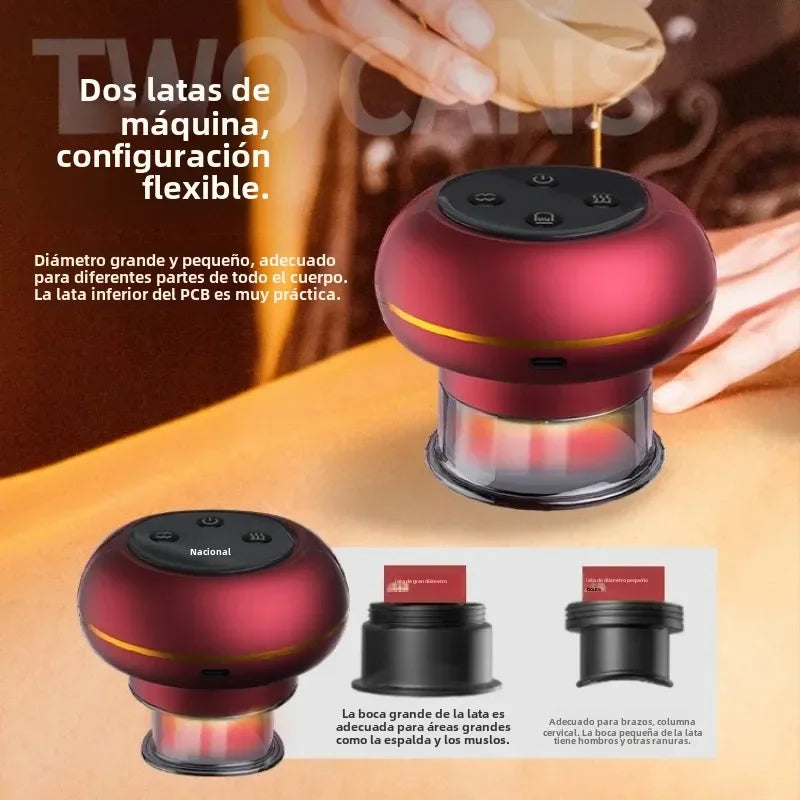 Electric Vacuum Cupping Massager Body Cups Anti-Cellulite Therapy Fat Burning Slimming Electric Guasha Scraping for Body