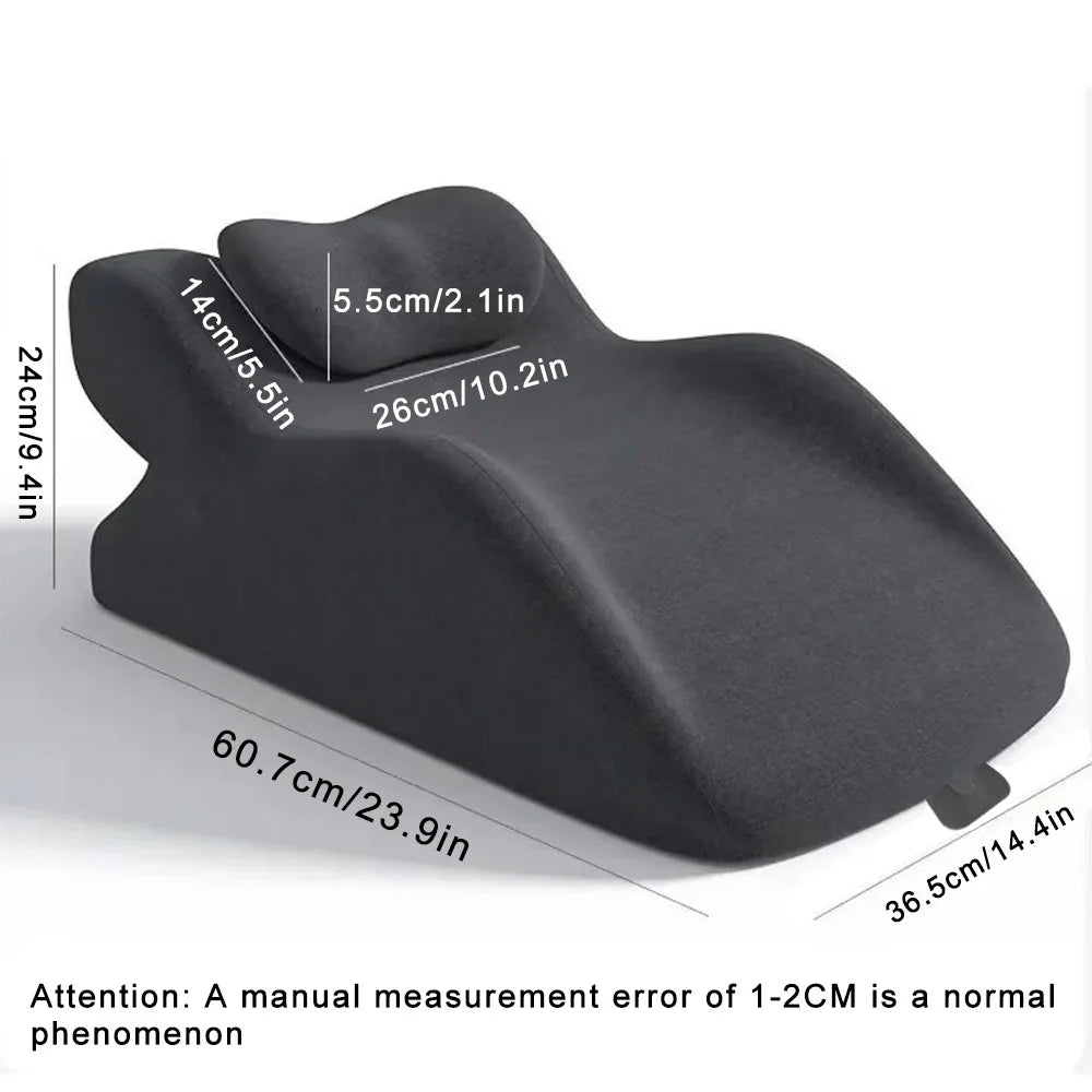 Ergonomic Bed Wedge Pillow